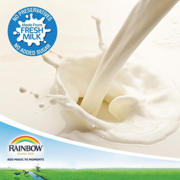 Rainbow Original Vitamin D Evaporated Liquid Milk, 170GM, 96 Pcs/Pack