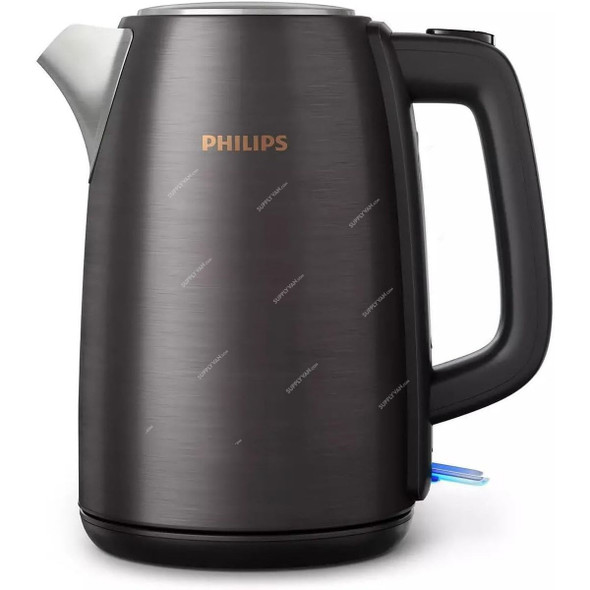 Philips 5000 Series Electric Kettle, HD9352-31, Stainless Steel, 2200W, 1.7 Ltrs, Black/Copper