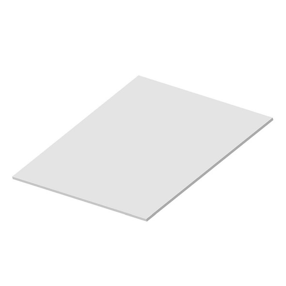 Forex Board, PVC, 10MM Thk, 37.5 Inch Width x 67 Inch Length, White