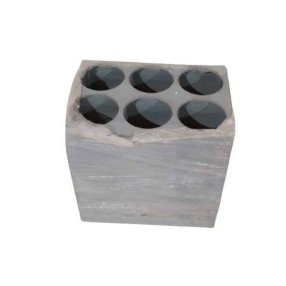 Custom Storage Bin With Internal Partition, 6 Slots, 500MM Height, Powder Coated, Grey