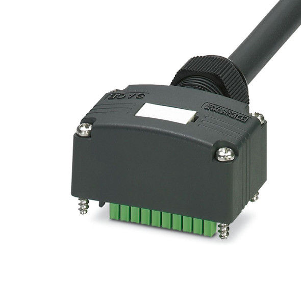 Phoenix Contact Connector Hood With Master Cable, SACB-C-H180-8/16-5, 8 Slot, 5 Mtrs Cable Length