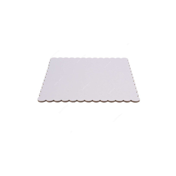 Hotpack Cake Board, Square, 35CM Width x 35CM Length, White, 5 Pcs/Pack