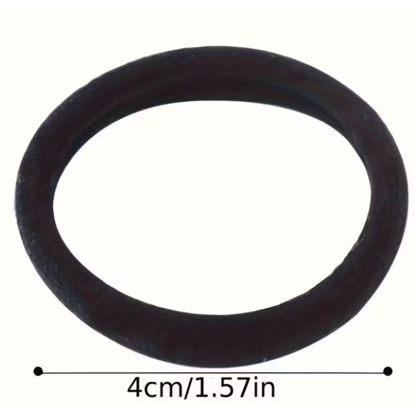 Hair Ties, 4CM Dia, Black, 100 Pcs/Pack