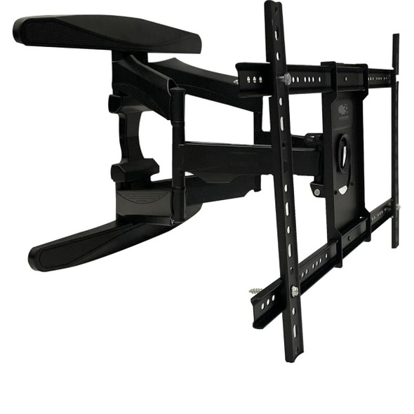 Caroski Full Motion TV Wall Mount For 40-85 Inch, Alloy Steel, 68.2 Kg Weight Capacity