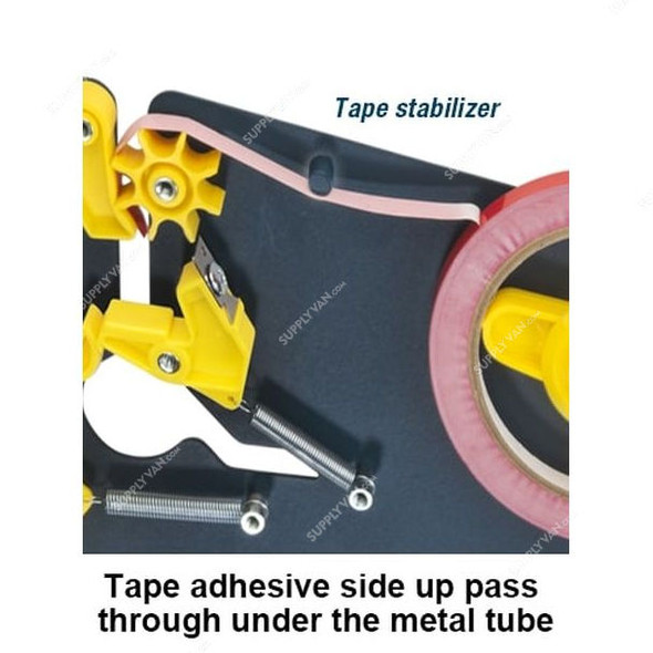 Excell Bag Neck Sealing Dispenser, ET-605K, Stainless Steel/Polyethylene, 3 Inch Core