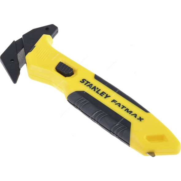 Stanley FatMax Single-Sided Safety Knife With Straight Blade, FMHT10358-0, 170MM Length, Yellow/Black