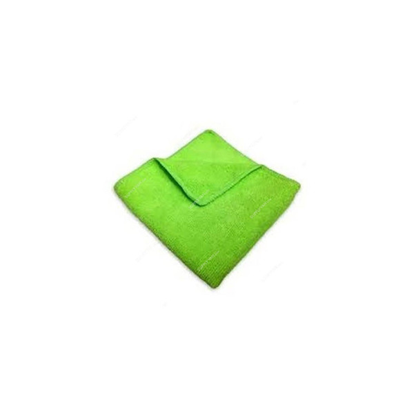 Multi-Purpose Microfiber Towel, KT10G, 40CM Width x 40CM Length, Green, 12 Pcs/Pack