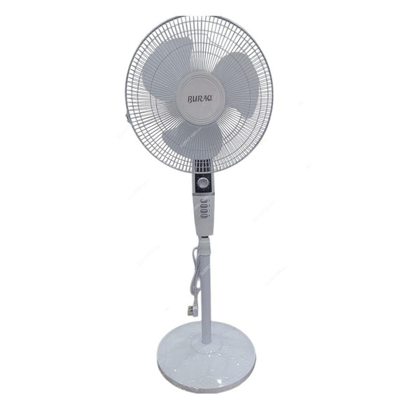 Pedestal Fan, BSF-D16-UTH, 45W, 16 Inch Blade Dia, White