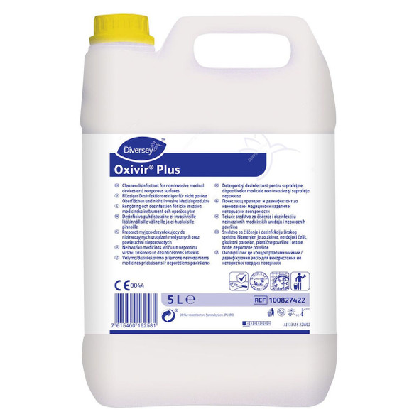 Diversey Disinfectant Cleaner, 100827422, Oxivir Plus, 5 Ltrs