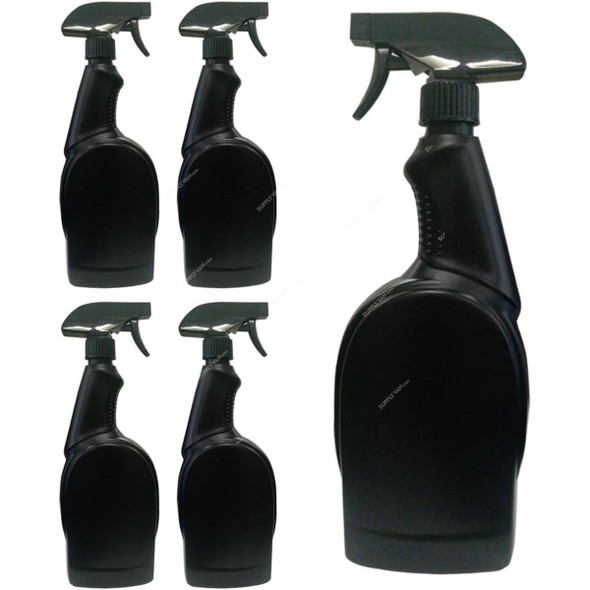 Swish Super Spray Bottle, HDPE, 800ML, Black, 5 Pcs/Pack