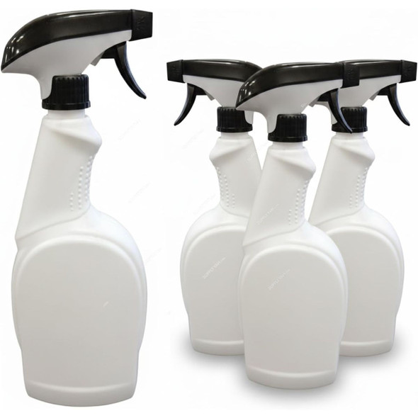 Swish Super Heavy Duty Spray Bottle, Sb-hd-4pk, HDPE, 800ML, White, 4 Pcs/Pack