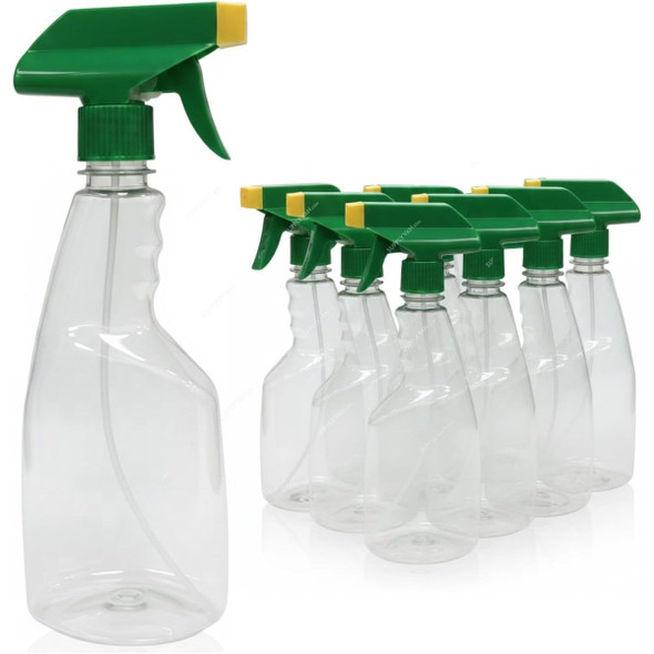 Swish Super Heavy Duty Spray Bottle, Shd-800, HDPE, 800ML, Green/Clear, 8 Pcs/Pack