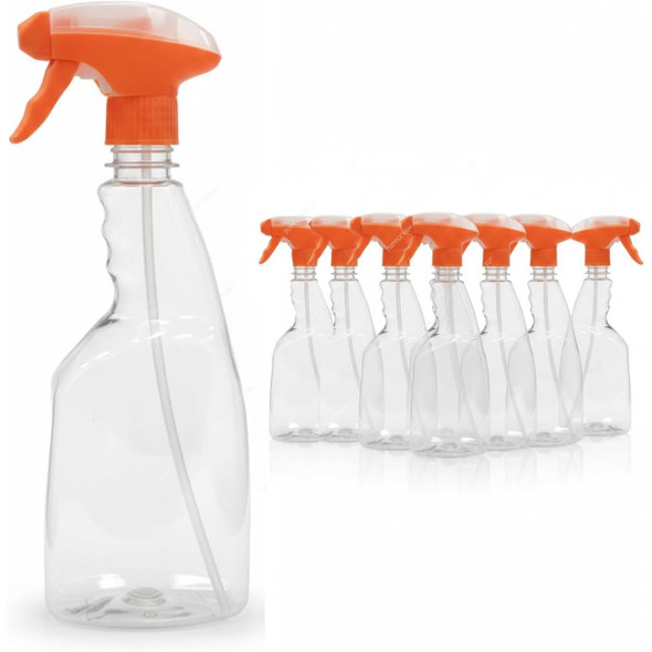 Swish Super Heavy Duty Spray Bottle, Shd-800, HDPE, 800ML, Orange/Clear, 8 Pcs/Pack