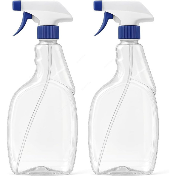 Swish Super Water Trigger Spray Bottle, HDPE, 800ML, Blue/Clear, 2 Pcs/Pack