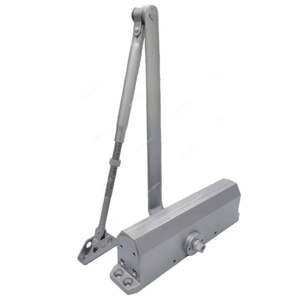 Dorfit Door Closer, DT074, 1400MM Door Width, 25-150 Kg Weight Capacity, Silver