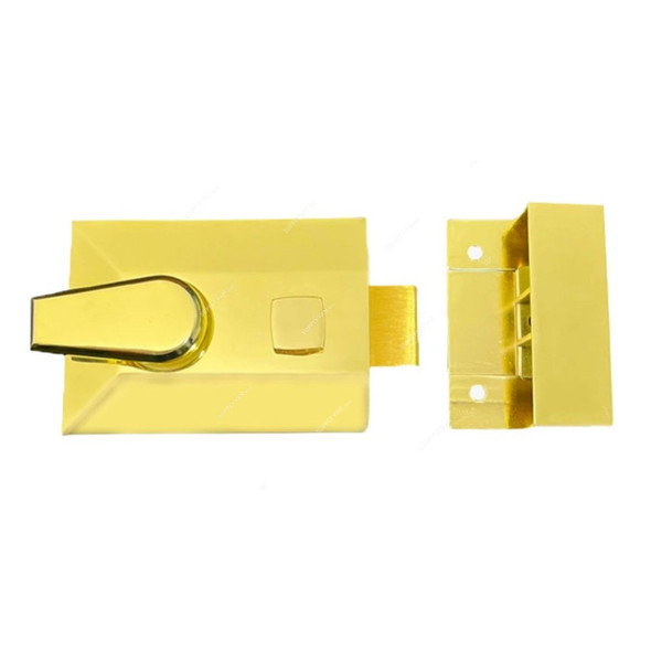 Dorfit Night Latch, DTNL089-GP, 6.7CM Width x 9.1CM Length, Gold