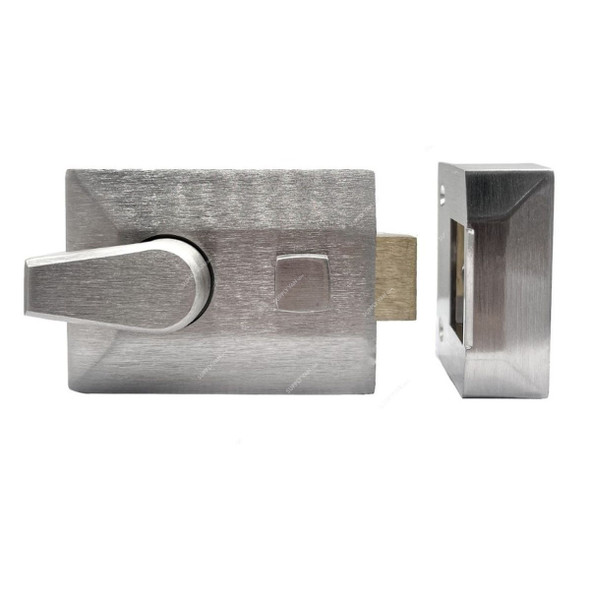 Dorfit Night Latch, DTNL089-SL, 6.7CM Width x 9.1CM Length, Silver