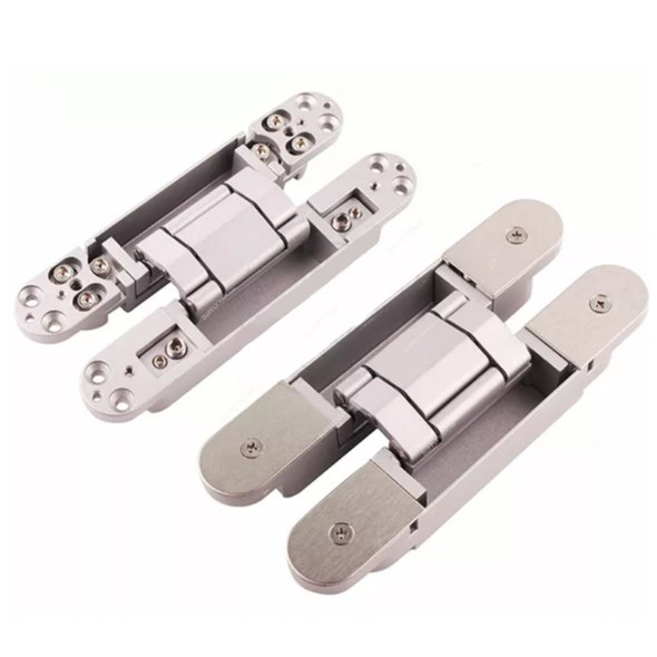 Dorfit 3D SOS Hinge, DTCH008ZA3D60-SL, Zinc Alloy, 60 Kg Weight Capacity, Silver