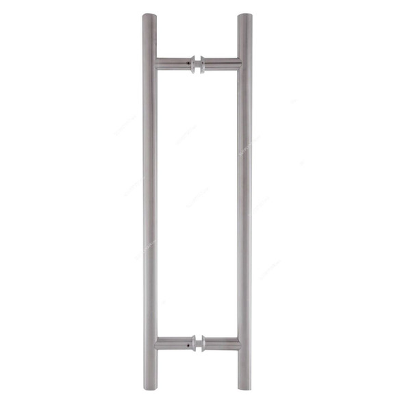 Dorfit H Couple Glass Door Pull Handle, DTPH001, Stainless Steel, 32MM x 600MM, Satin