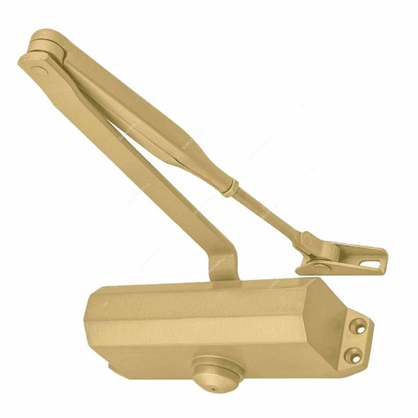 Dorfit Door Closer, DT071C-GP, Zinc, 800-1000MM Door Width, 40-65 Kg Weight Capacity, Gold