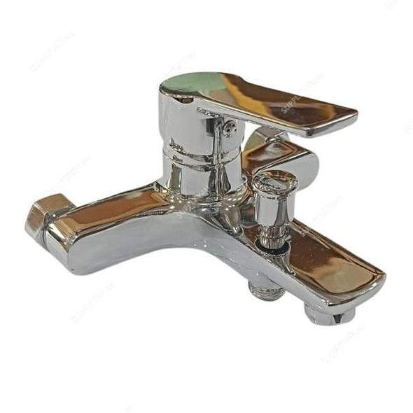 Cavil Wall Mounted Bath Shower Mixer Tap, DD-5PD7-WRY3, Brass, Chrome