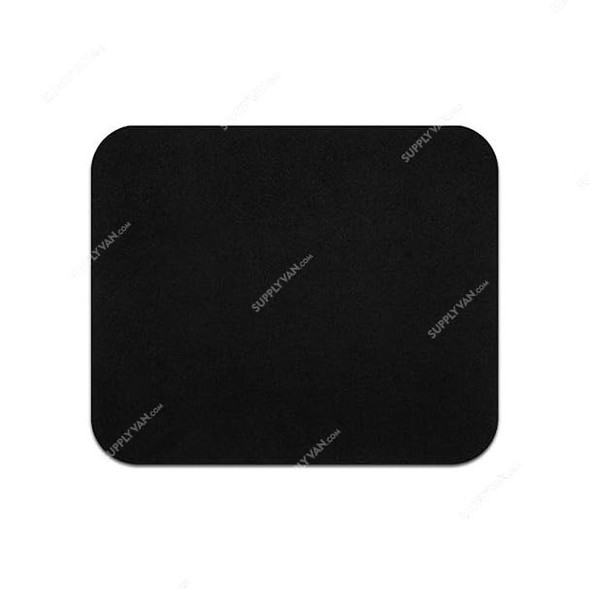 Win2 Mouse Pad With Non-Slip Rubber Base, Fabric, 22CM Width x 26CM Length, Black