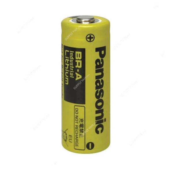 Panasonic BR-A Industrial Lithium Battery, BR17455, 3V, 1800mAh