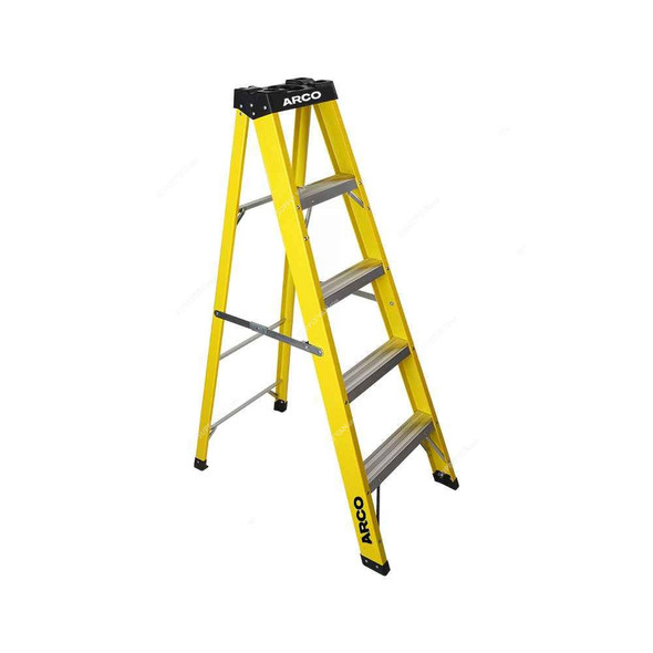 Arco Step Ladder, ARFT-4S, Fiberglass, 4 Steps, 150 Kg Weight Capacity