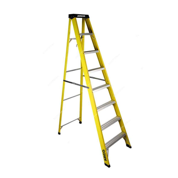 Arco Step Ladder, ARFT-7S, Fiberglass, 7 Steps, 150 Kg Weight Capacity