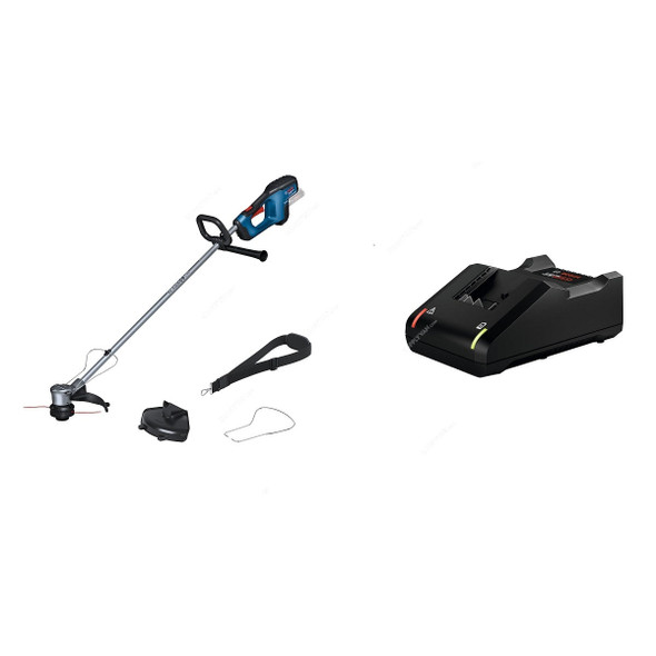 Bosch Cordless Grass Trimmer, GRT-18V-33, 1x 5.0Ah Battery, 1x 18V Charger