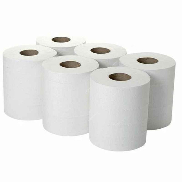 Auto Cut Tissue Roll, 120 Mtrs Length, 900GM, 6 Pcs/Pack