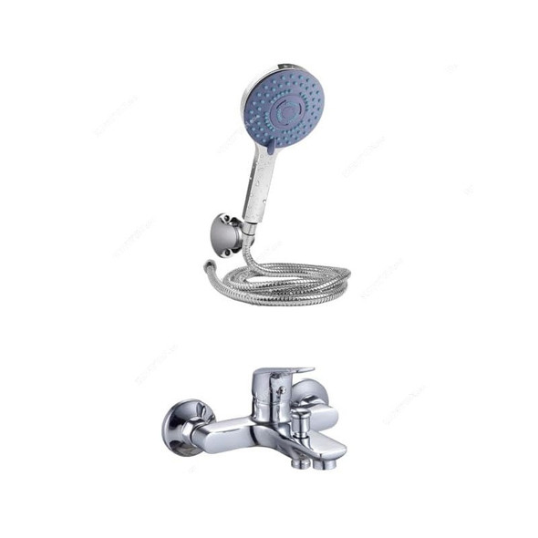 Cavil Wall Mounted Bath Mixer, CSBF-B204, Bella, Brass, Polished Finish