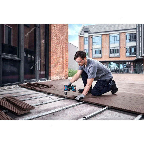 Bosch Cordless Impact Drill, GSB-18V-65, 18V, 2100 RPM, 1.5-13MM Chuck Capacity, 2x 2.0 Ah Battery, 1x Charger