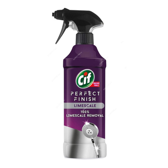 Cif Limescale Perfect Finish Removal Spray Cleaner, Liquid, 435ML
