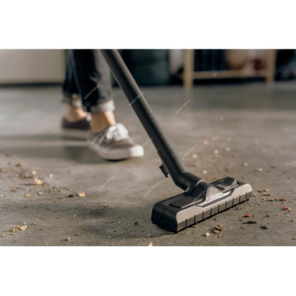 Karcher Vacuum Cleaner Nozzle With Parking Nib, 28630000, 124MM Height x 70MM Width x 260MM Length, Black