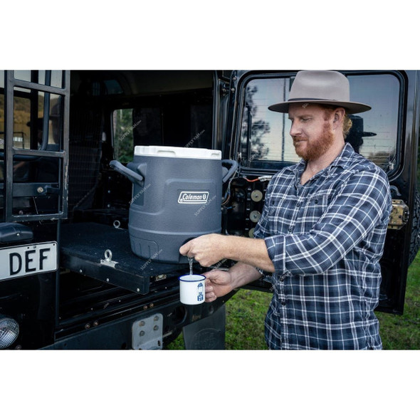 Coleman Cooler Jug, 2201104, Daintree, Polyurethane, 10 Ltrs Capacity, Grey