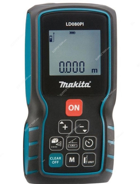Makita Laser Distance Meter, LD080PI, 80Mtrs