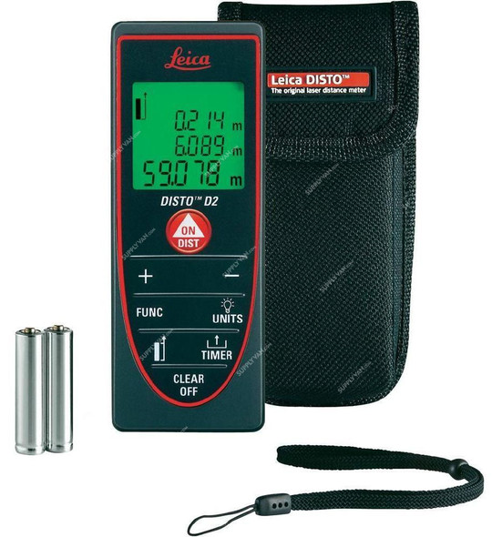 Leica Disto D2 Laser Distance Measure, LCA-762200, 60Mtrs