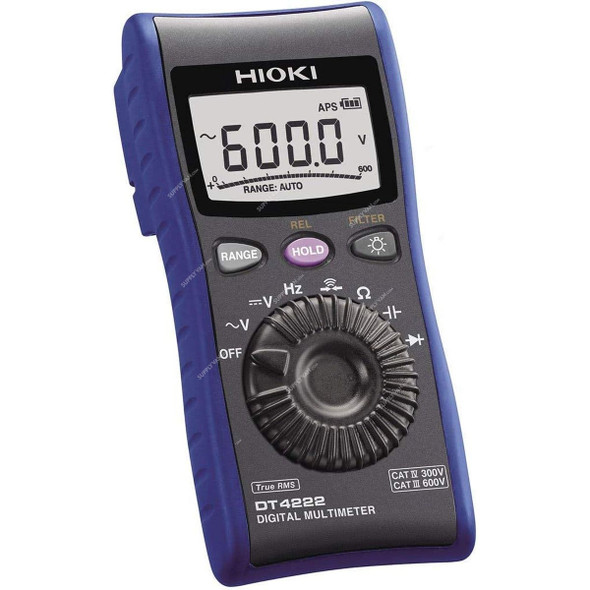 Hioki Digital Multimeter, DT4222, 600V