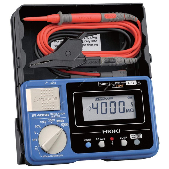 Hioki Digital Insulation Tester, IR4056-20, 600V
