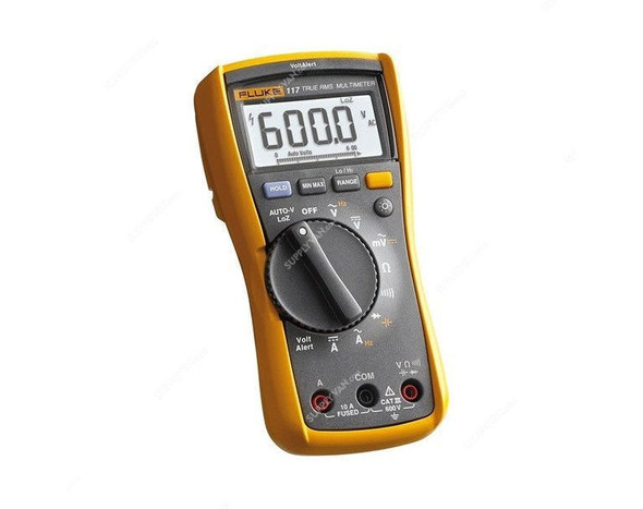 Fluke Digital Multimeter with Non-Contact Voltage, 117
