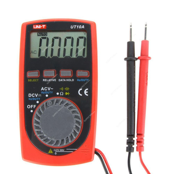 Uni-T Mini Digital Voltage Multimeter, UT10A
