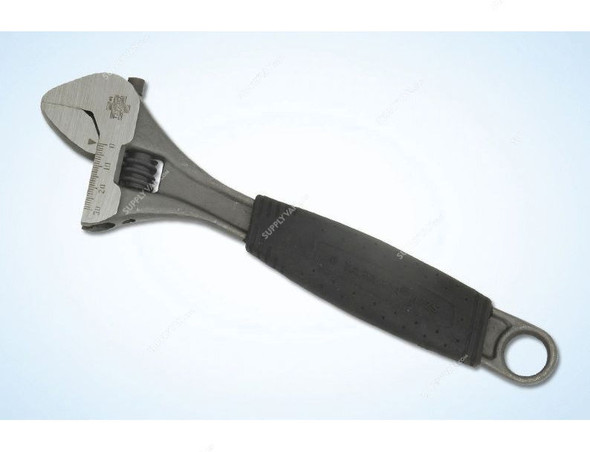 Taparia Adjustable Spanner with Soft Grip, 1173-S-12, 35MM Jaw Capacity, 305MM Length