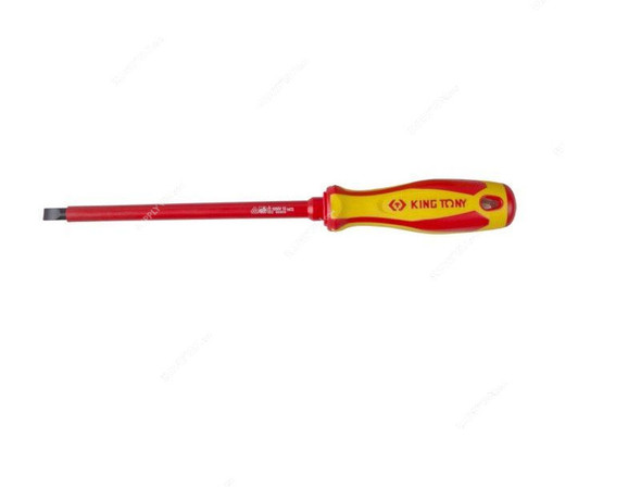 Kingtony Insulated Slotted Screwdriver, 14726506, 1.2MM Tip Size x 150MM Blade Length