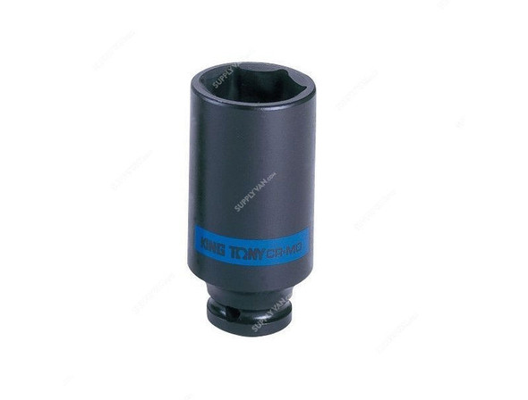 Kingtony Metric Impact Deep Socket, 443522M, 22mm