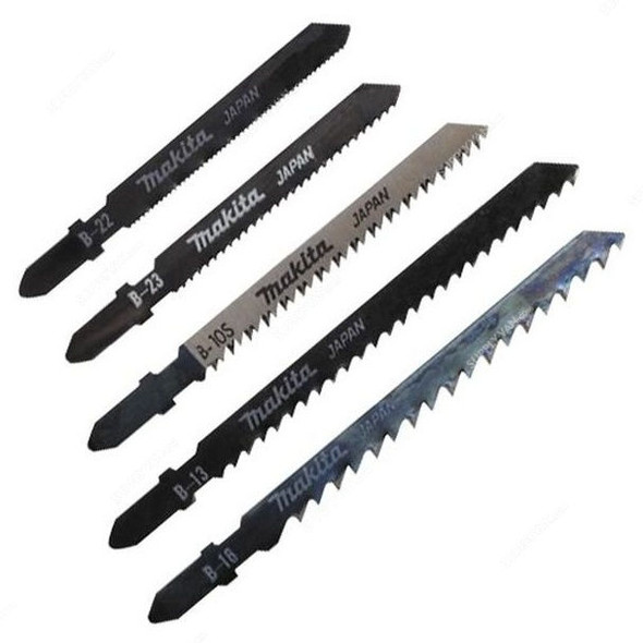 Makita Jigsaw Blade Set, A-86898, 5PCS