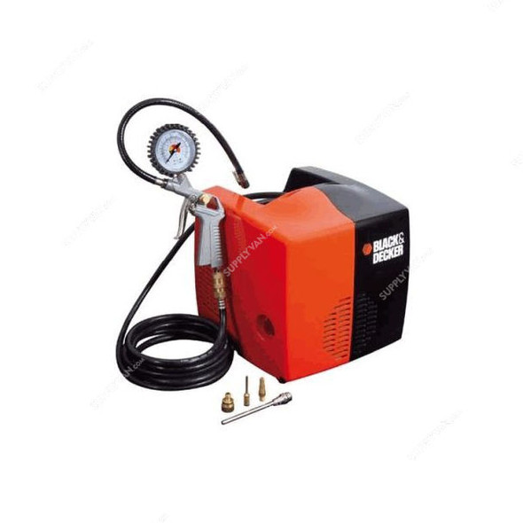 Black and Decker Air Compressor w/o Tank, BD195-CUBO, 8bar, 1100W