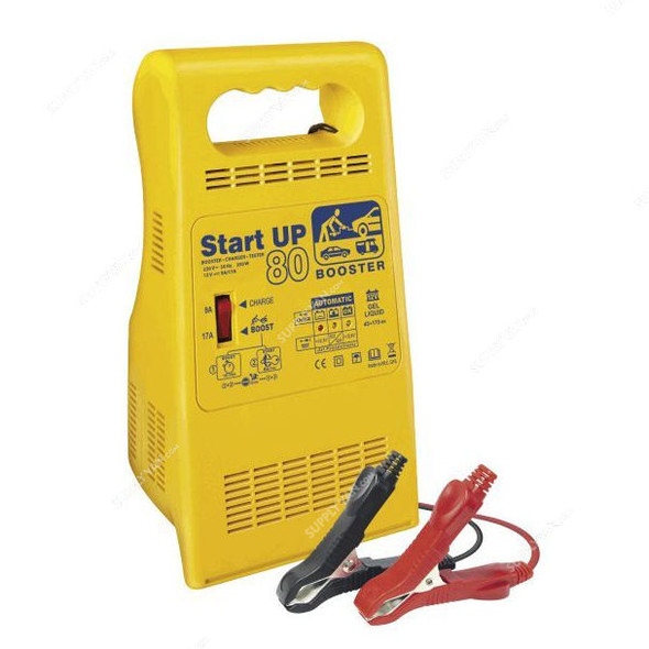 Gys 3-in-1 Starter with Charger and Tester, STARTUP80, 12V