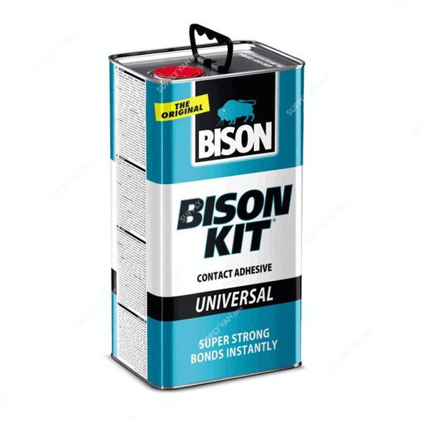 Bison Super-Strong Universal Contact Adhesive Kit, 6300393, 4.5 Ltrs