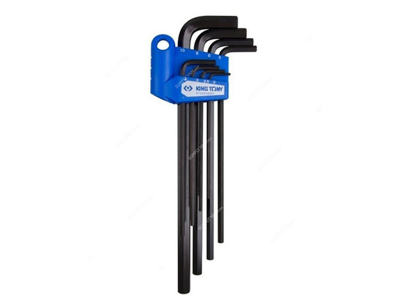 Kingtony Hex Key Set, ST20208MY, 2-10MM, XL, 8 Pcs/Set